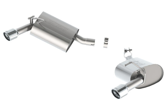 Borla 14-15 Chevy Camaro 3.6L V6 RWD Single Split Rr Exit Touring Exhaust (rear section only) - Racecraft Industries