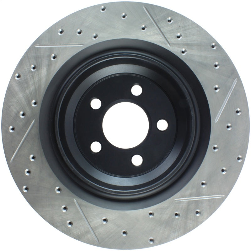 StopTech SportStop 06-09 Chrysler SRT-8 Rear Right Drilled & Slotted Rotor - Racecraft Industries