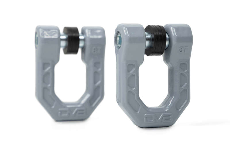 DV8 Offroad Elite Series D-Ring Shackles - Pair (Gray) - Racecraft Industries