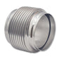 Vibrant SS Bellow Assembly w/ Solid Liner 4in inlet/outlet ID x 4in overall L Electro Polished - Racecraft Industries