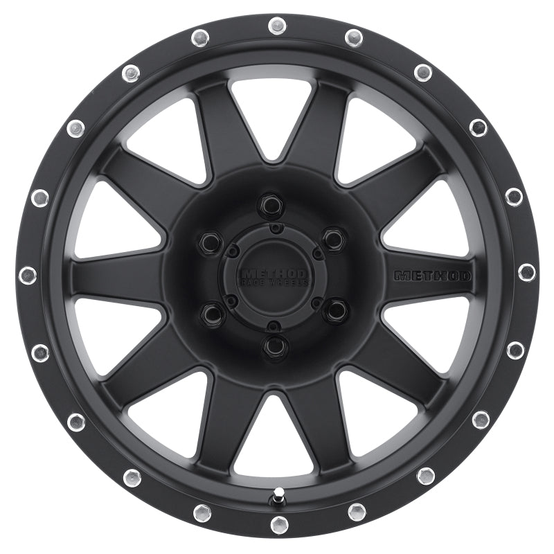 Method MR301 The Standard 15x7 -6mm Offset 6x5.5 108mm CB Matte Black Wheel - Racecraft Industries