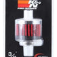 K&N Clamp On Rubber Base Crankcase Vent Filter 0.375in Flange ID x 2in OD x 1.5in Height - Racecraft Industries