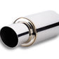Vibrant TPV Turbo Round Muffler (17in Long) with 4in Round Tip Angle Cut - 3in inlet I.D. - Racecraft Industries