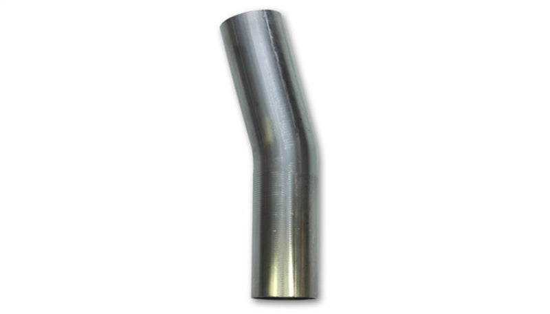 Vibrant 2.25in O.D. T304 SS 15 deg Mandrel Bend 5in x 5in leg lengths (3.375in Centerline Radius) - Racecraft Industries