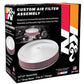 K&N 14in Red Custom Air Cleaner Assembly - 5.125in ID x 14in OD x 2.75in H x 1.25in Drop Base - Racecraft Industries