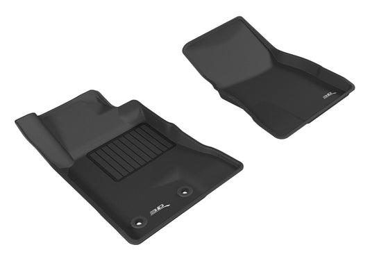 3D MAXpider 2015-2020 Ford Mustang Kagu 1st Row Floormat - Black - Racecraft Industries