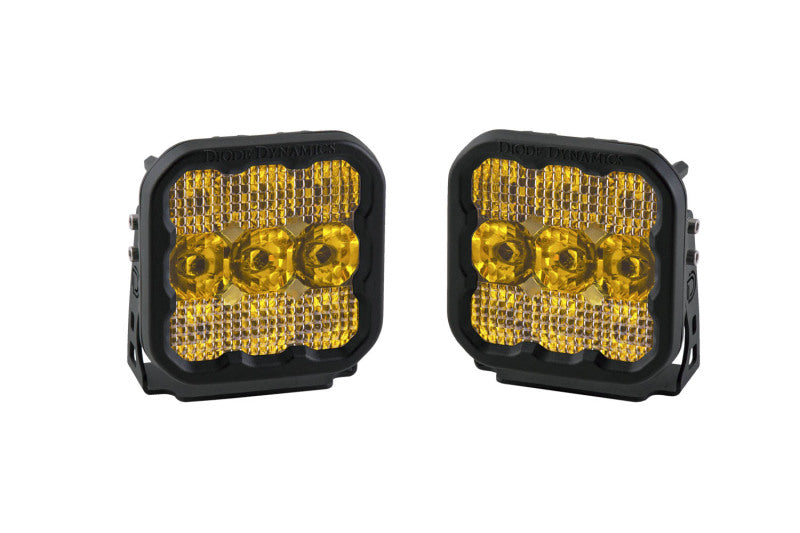 Diode Dynamics SS5 LED Pod Sport - Yellow Combo (Pair) - Racecraft Industries