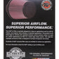 K&N Universal Rubber Filter 3 1/2inch ID FLG / 6inch Base / 4-5/8inch Top / 6inch Height - Racecraft Industries
