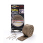 DEI Exhaust Wrap Kit - Pipe Wrap and Locking Tie - Titanium - Racecraft Industries