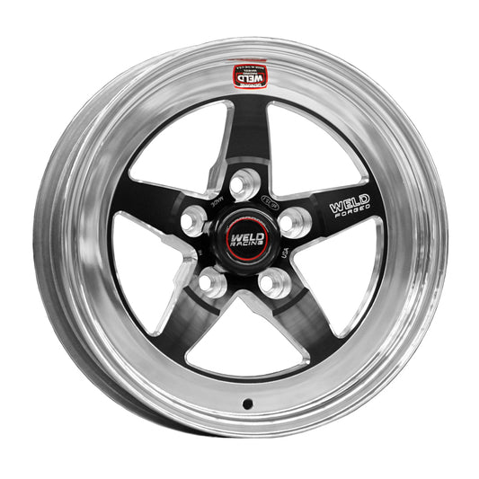 Weld S71 15x10 / 5x4.5 BP / 7.5in. BS Black Wheel (Medium Pad) - Non-Beadlock - Racecraft Industries