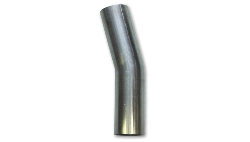 Vibrant 2.25in O.D. T304 SS 15 deg Mandrel Bend 5in x 5in leg lengths (3.375in Centerline Radius) - Racecraft Industries