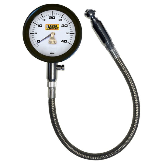 Autometer NASCAR Performance 40PSI Lo-Pressure Tire Pressure Gauge - Racecraft Industries