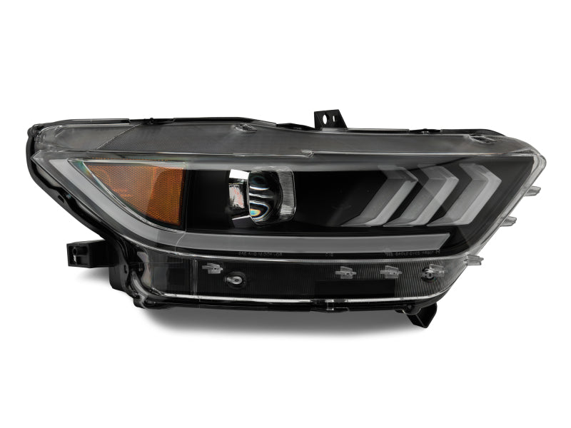 Raxiom 15-17 Ford Mustang Projector Headlights OEM HID Bulbs- Black Housing (Clear Lens) - Racecraft Industries
