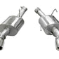 Corsa 2005-2010 Ford Mustang Shelby GT500 5.4L V8 Polished Xtreme Axle-Back Exhaust - Racecraft Industries