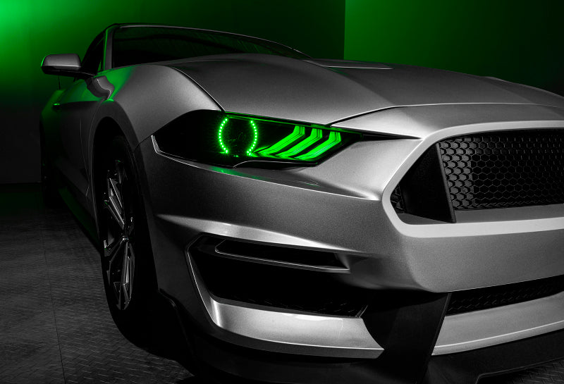 Oracle 18-21 Ford Mustang Dynamic DRL w/ Halo Kit & Sequential Turn Signal - ColorSHIFT SEE WARRANTY - Racecraft Industries