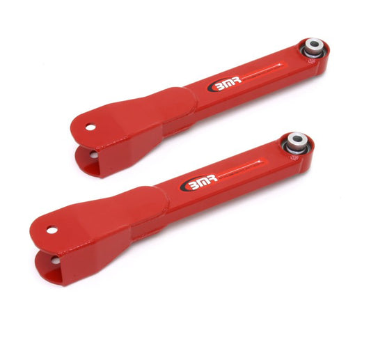 BMR 10-15 5th Gen Camaro Rear Non-Adj. Trailing Arms w/ Spherical Bearings - Red - Racecraft Industries
