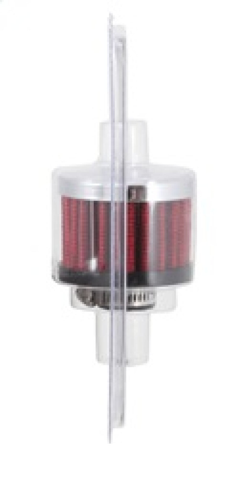 K&N Clamp On Rubber Base Crankcase Vent Filter 0.5in Flange ID 2in OD 1.5in Height - Racecraft Industries