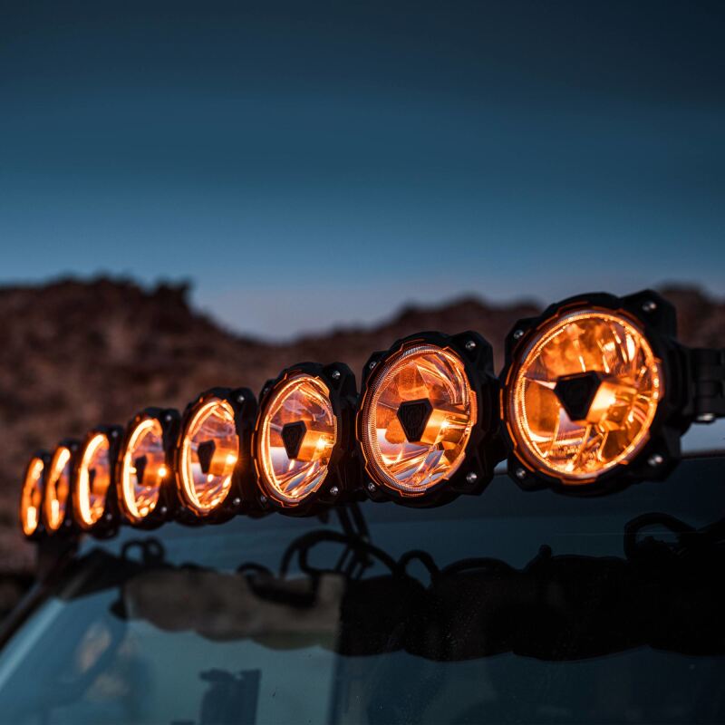 KC HiLiTES Gravity Titan LED Light Bar - 50in. (8-Light) - Racecraft Industries