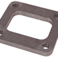 Vibrant T04 Turbo Inlet Flange (Rectangular Inlet) Mild Steel 1/2in Thick - Racecraft Industries