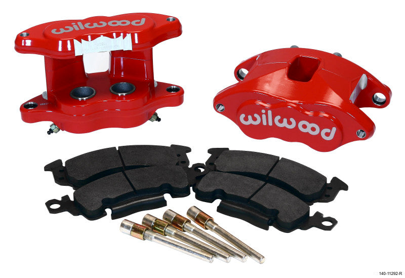 Wilwood D52 Rear Caliper Kit - Red 1.25 / 1.25in Piston 1.28in Rotor - Racecraft Industries