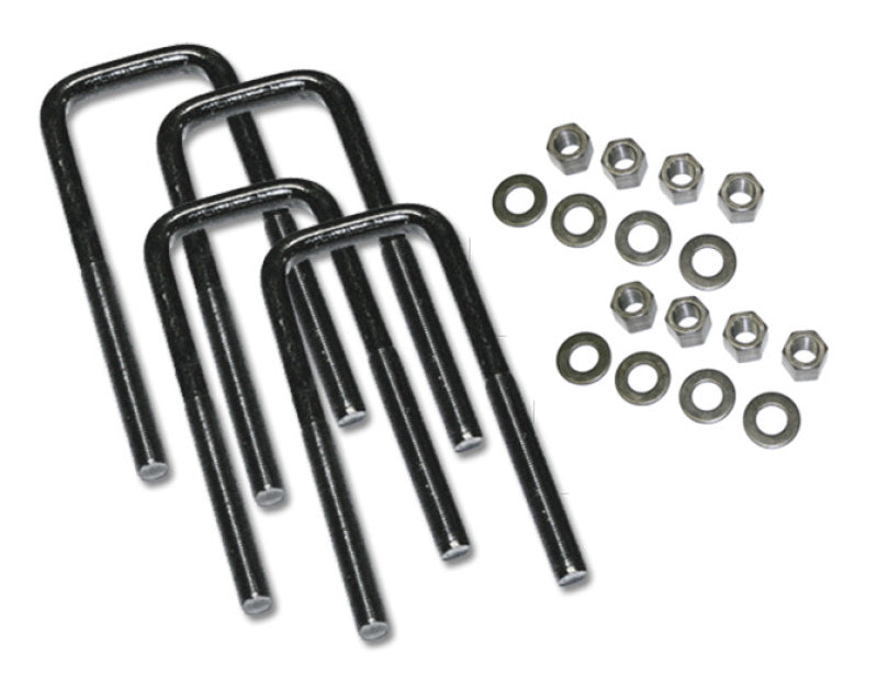 Superlift U-Bolt 4 Pack 5/8x3-1/4x16 Square w/ Hardware - Racecraft Industries