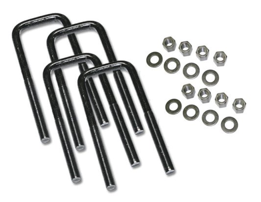 Superlift U-Bolt 4 Pack 5/8x3-1/4x16 Square w/ Hardware - Racecraft Industries