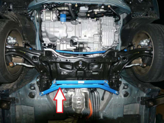 Cusco Lower ARM Bar VER2 Front FIT GE8 CR-Z ZF1 inSIGHT FF OK W/ VER1 - Racecraft Industries