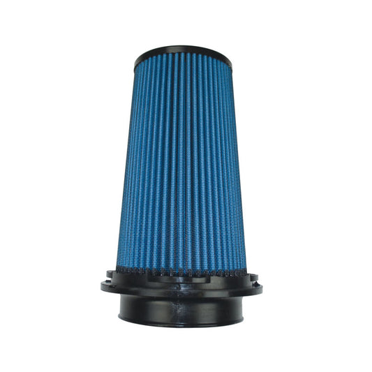 Injen NanoWeb Dry Air Filter- 4in Flange ID 6in Twist Lock Base 8.8in Media Height 4in Top - Racecraft Industries