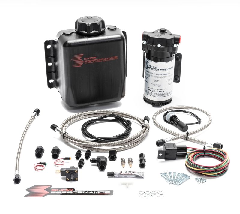 Snow Performance Stg 1 Boost Cooler F/I Water Injection Kit (Incl. SS Braided Line and 4AN Fittings) - Racecraft Industries