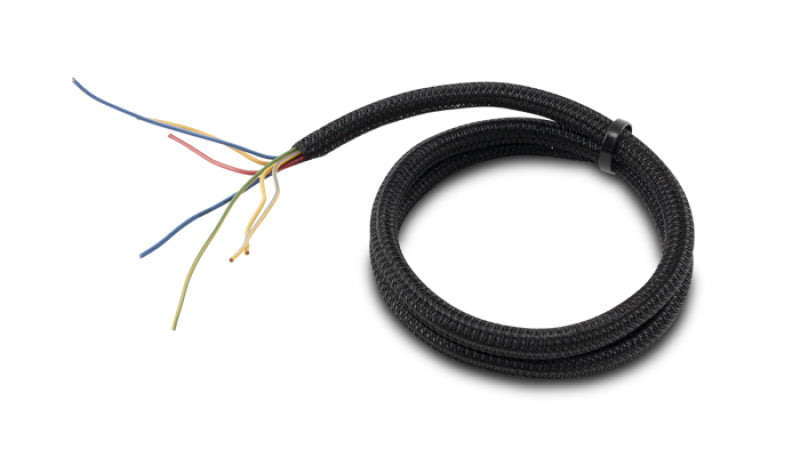 Vibrant 1in O.D. Flexible Split Sleeving (5 foot length) Black - Racecraft Industries