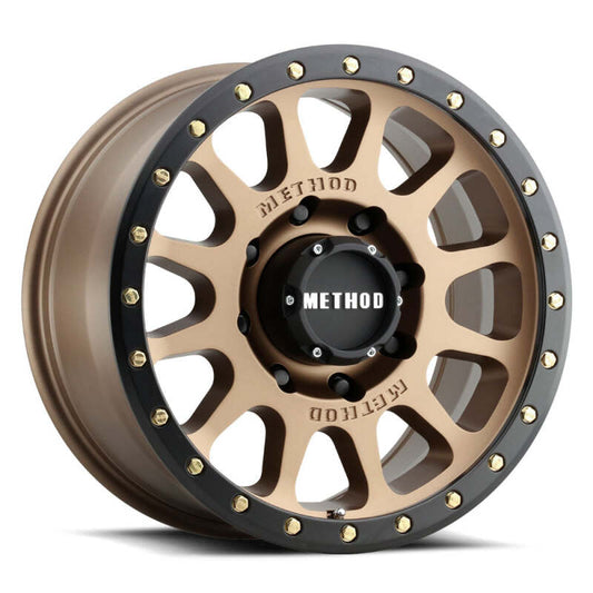 Method MR305 NV 17x8.5 25mm Offset 6x5.5 108mm CB Method Bronze/Black Street Loc Wheel - Racecraft Industries