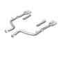 MagnaFlow Axle-Back, SS, 2.5in, Quad Split Rear 3.5in Tip 2015 Dodge Challenger 3.6L V6 - Racecraft Industries