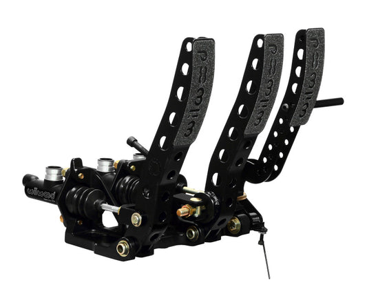 Wilwood Pedal Assembly Floor Mount-Brake Clutch & Throttle - Racecraft Industries