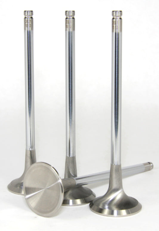 GSC P-D 4B11T Chrome Polished Super Alloy Exhaust Valve - 30mm Head (+1mm) - SET 8 - Racecraft Industries