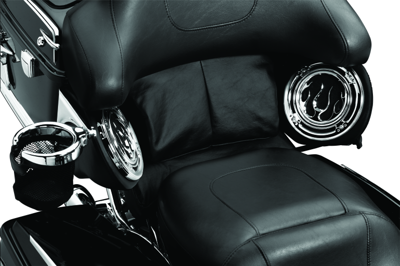 Kuryakyn Passenger Drink Holder With Basket 14-Up Touring Right Side Chrome - Racecraft Industries