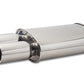Vibrant StreetPower Turbo Oval Muff w/ Dual 3.5in Round Tips Straight Cut Bev Edge 3in inlet I.D. - Racecraft Industries
