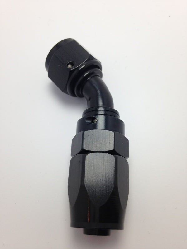 Fragola -10AN x 60 Degree Pro-Flow Hose End - Black - Racecraft Industries