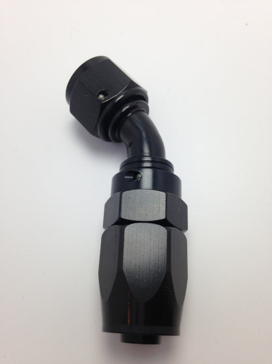 Fragola -10AN x 60 Degree Pro-Flow Hose End - Black - Racecraft Industries