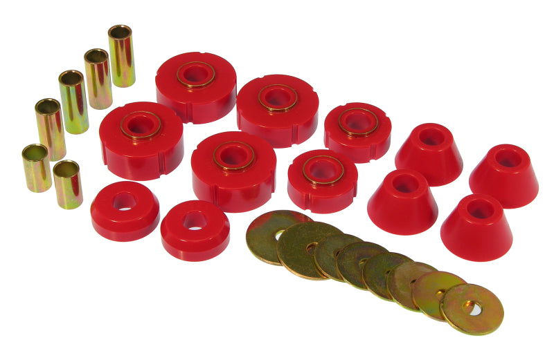 Prothane 67-72 Chevy C10 Body Mount Kit - Red - Racecraft Industries