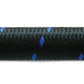 Vibrant -10 AN Two-Tone Black/Blue Nylon Braided Flex Hose (5 foot roll) - Racecraft Industries