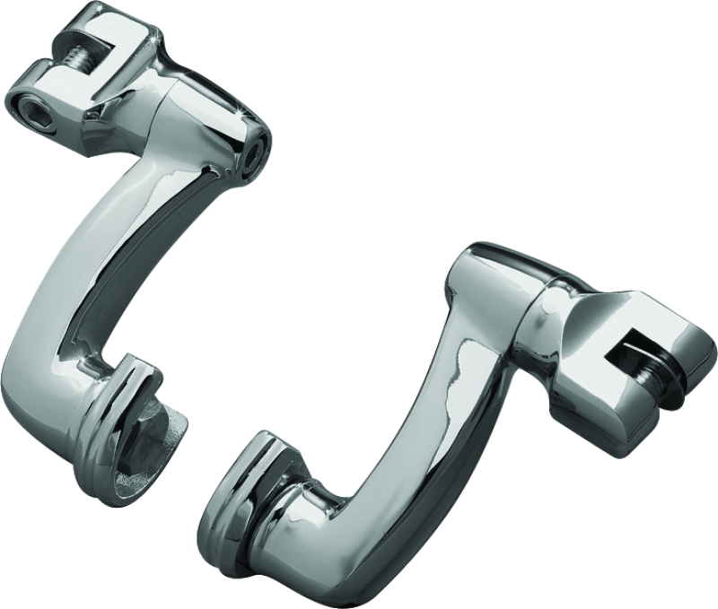 Kuryakyn Longhorn Offset Peg Mounts Chrome (Pair) - Racecraft Industries