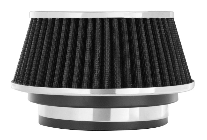 Spectre Adjustable Conical Air Filter 2-1/2in. Tall (Fits 3in. / 3-1/2in. / 4in. Tubes) - Black - Racecraft Industries