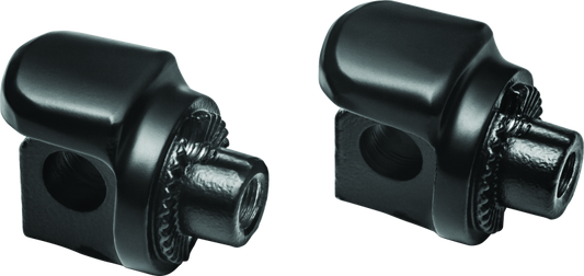 Kuryakyn Non-Pivot Splined Peg Adapter Harley-Davidson Models Black - Racecraft Industries