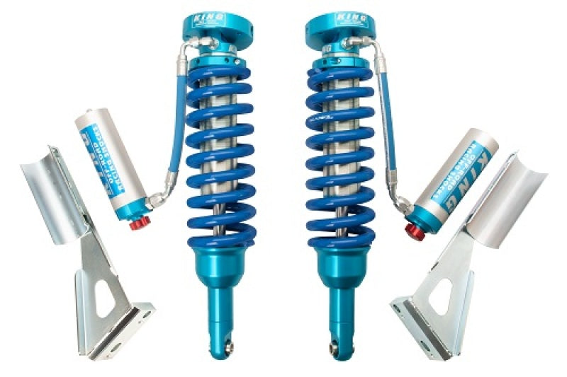 King Shocks 2005+ Toyota Tacoma (6 Lug) Front 2.5 Dia Remote Res Coilover w/Adjuster (Pair) - Racecraft Industries