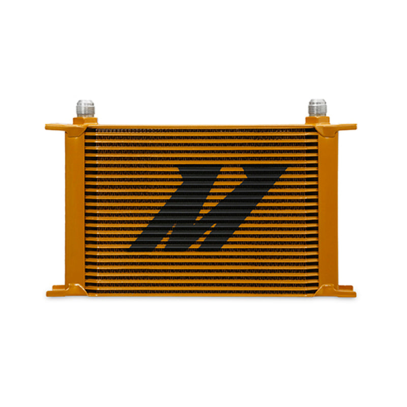 Mishimoto Universal 25-Row Oil Cooler - Gold - Racecraft Industries