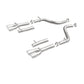 MagnaFlow Axle-Back, SS, 2.5in, Quad Split Rear 3.5in Tip 2015 Dodge Challenger 3.6L V6 - Racecraft Industries