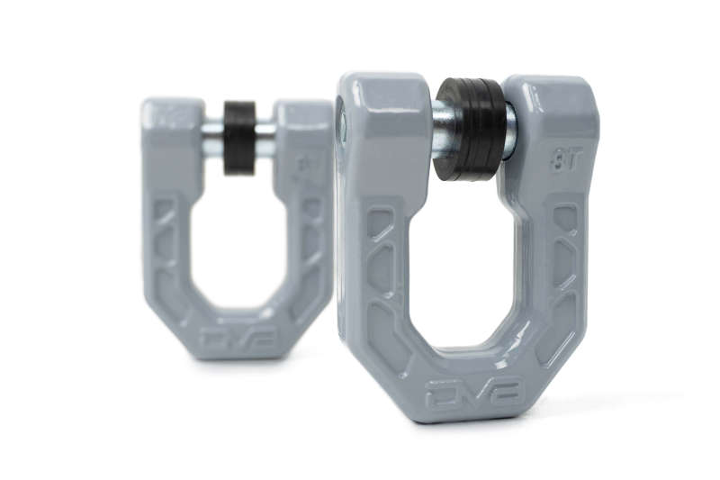 DV8 Offroad Elite Series D-Ring Shackles - Pair (Gray) - Racecraft Industries
