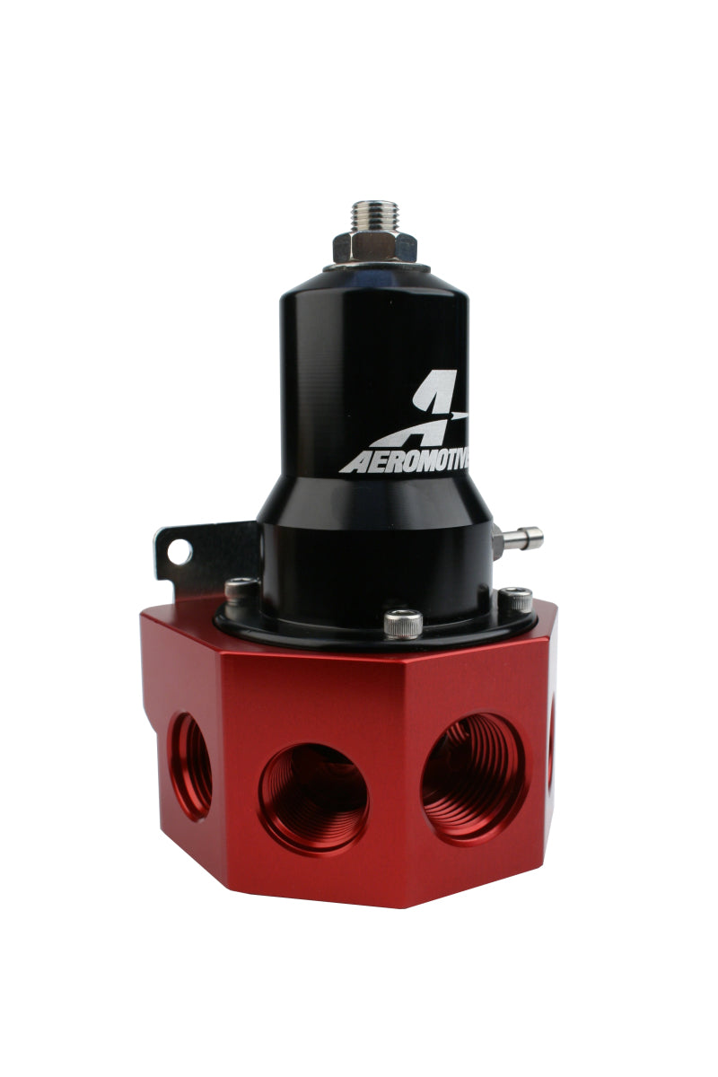 Aeromotive Regulator - 30-120 PSI - .500 Valve - 4x AN-08 and AN-10 inlets / AN-10 Bypass - Racecraft Industries