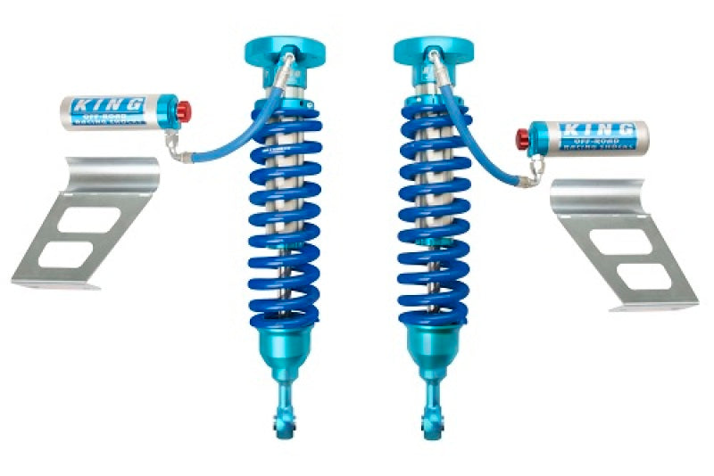 King Shocks 2007+ Toyota Tundra 2.5 Dia Front Coilover w/Remote Reservoir w/Adjuster (Pair) - Racecraft Industries