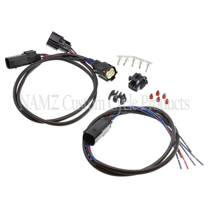 NAMZ 14-23 Street/Road Glide Models Plug-N-Play Complete Tour Pack Wiring Installation Kit - Racecraft Industries